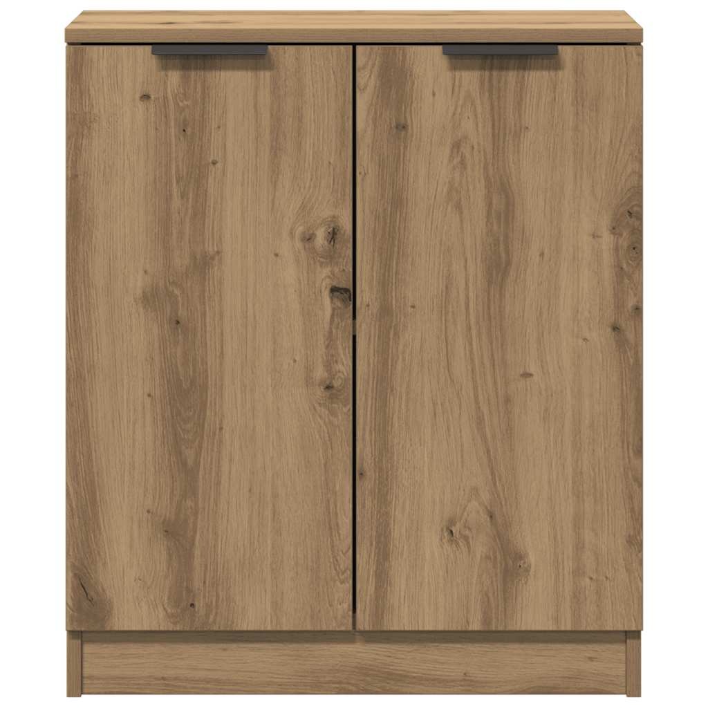 vidaXL Dressoir 60x30x70 cm bewerkt hout artisanaal eikenkleurig