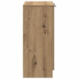 vidaXL Dressoir 60x30x70 cm bewerkt hout artisanaal eikenkleurig