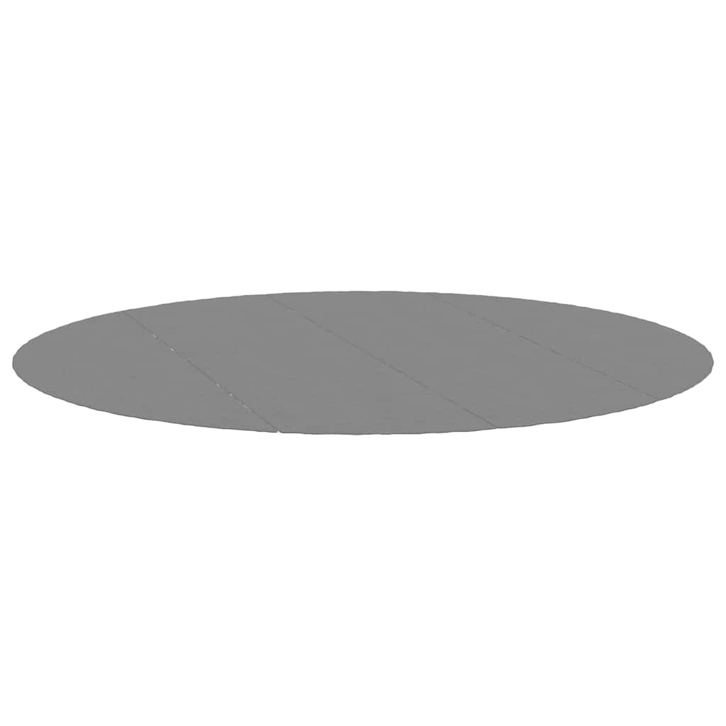 vidaXL Zwembadgrondzeil Ø428 cm polyester geotextiel lichtgrijs