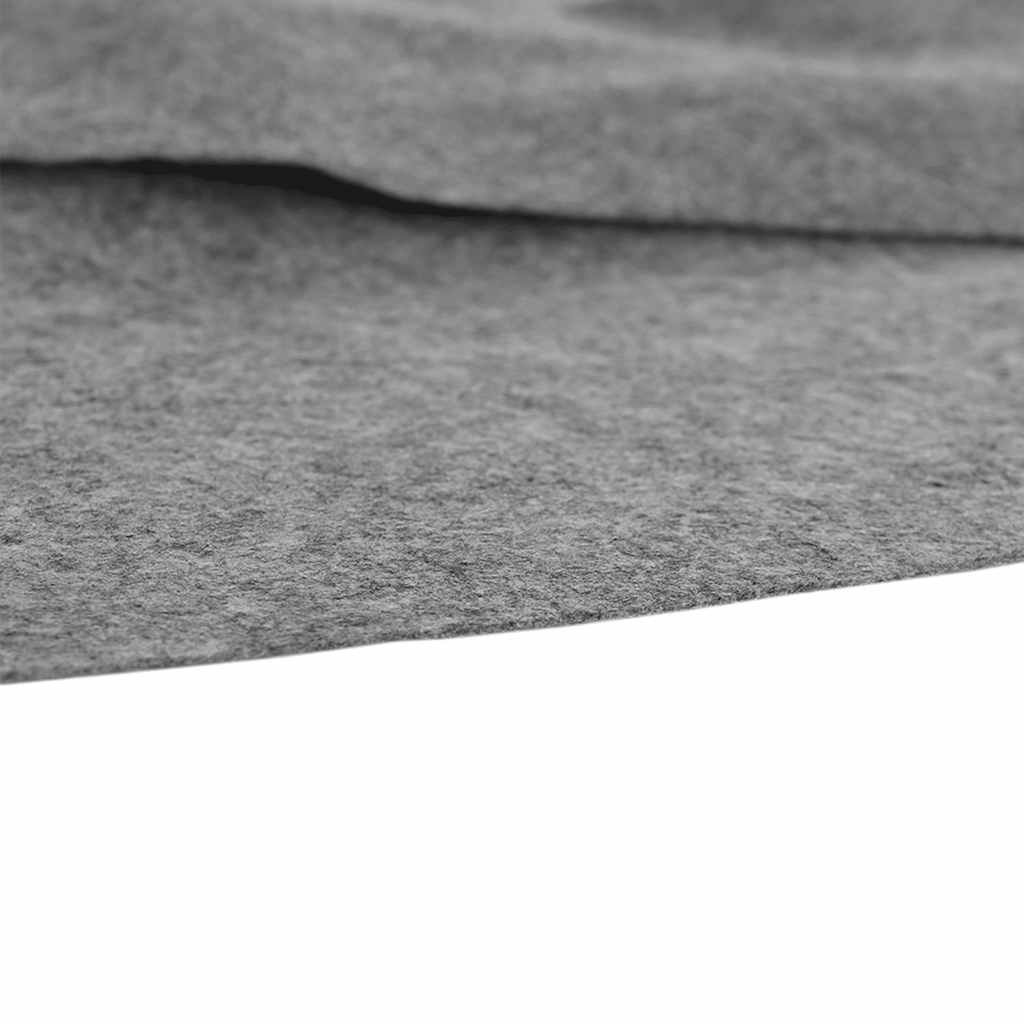 vidaXL Zwembadgrondzeil Ø428 cm polyester geotextiel lichtgrijs