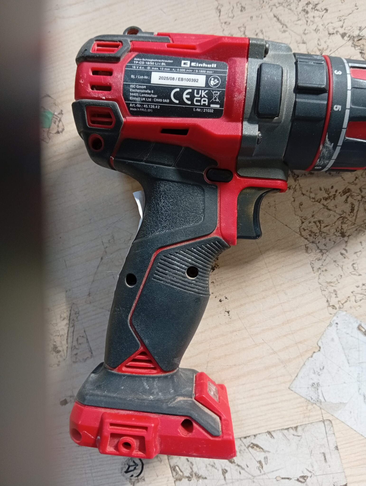 Einhell Accu-slagboorschroevendraaier TE-CD 18/50 Li-i BL Solo Power X-Change (Li-Ion, 18 V, 2 versnellingen transmissie)