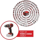 Einhell Accu-slagboorschroevendraaier TE-CD 18/50 Li-i BL Solo Power X-Change (Li-Ion, 18 V, 2 versnellingen transmissie)
