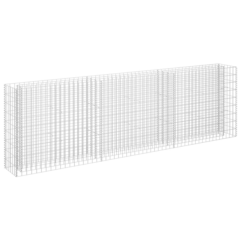 vidaXL Gabion plantenbak verhoogd 270x30x90 cm gegalvaniseerd staal