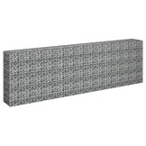 vidaXL Gabion plantenbak verhoogd 270x30x90 cm gegalvaniseerd staal