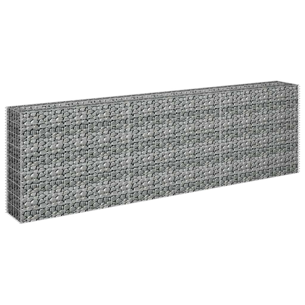 vidaXL Gabion plantenbak verhoogd 270x30x90 cm gegalvaniseerd staal