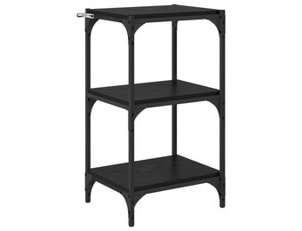 vidaXL Boekenkast Zwart eiken 40 x 33 x 70,5 cm