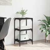 vidaXL Boekenkast Zwart eiken 40 x 33 x 70,5 cm