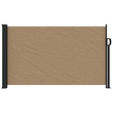 vidaXL Windscherm uittrekbaar 120x500 cm taupe
