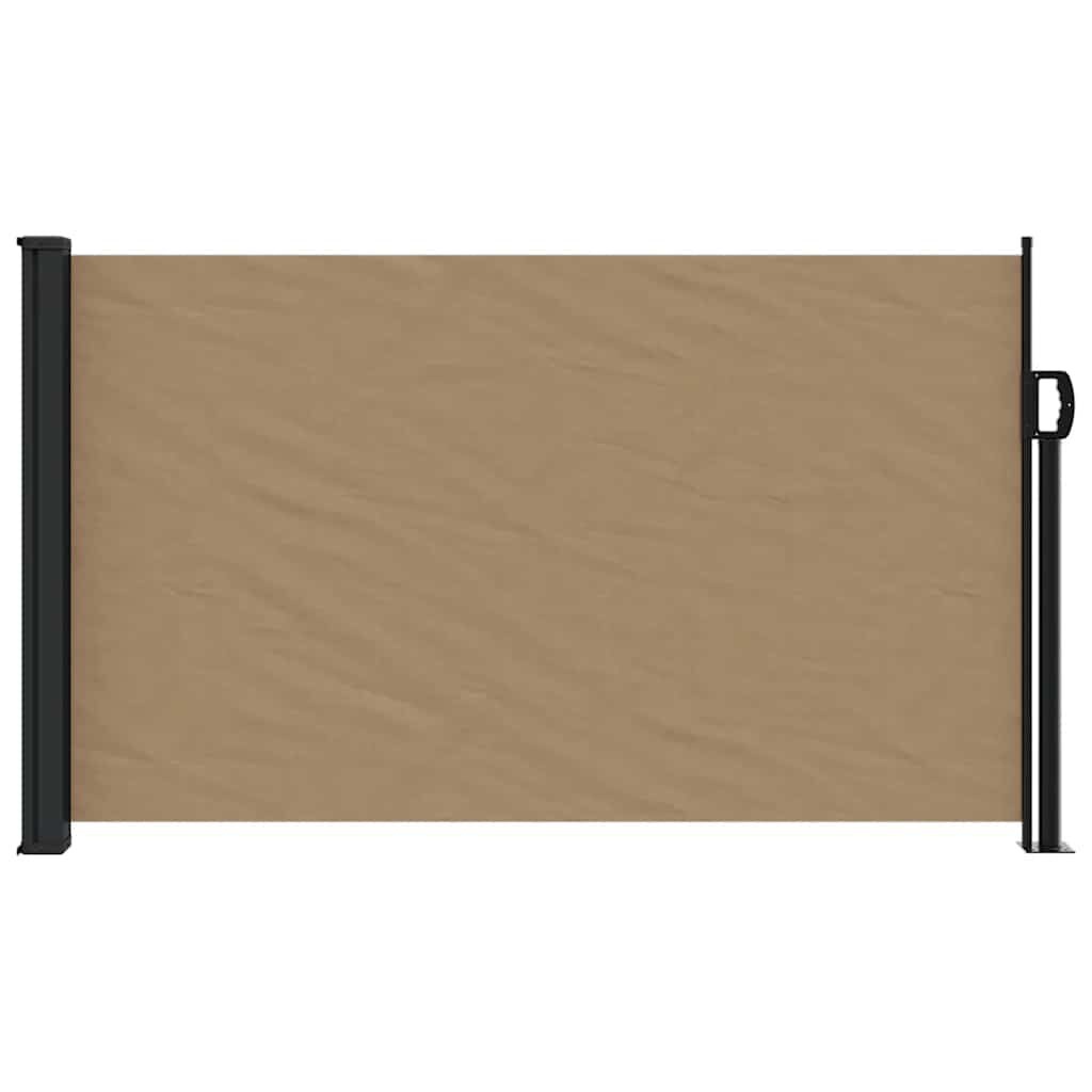 vidaXL Windscherm uittrekbaar 120x500 cm taupe