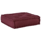 vidaXL Poef modulair kastanjebruin 70x70x54 stof
