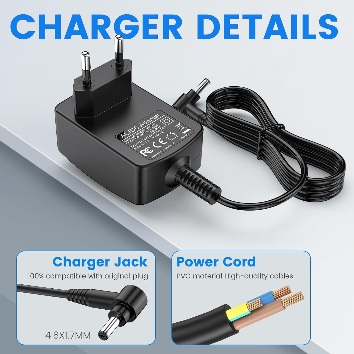 Klickstil SV15 3900mAh V11 accu voor Dyson, met oplader, ASUNCELL reserveaccu voor V11 Torque Drive, Outsize, Absolute, Extra, V15, Detect Absolute, Extra, SV15, SV16, SV22, handheld accustofzuiger