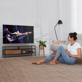 BONTEC TV-Muurbeugel met 850 mm Extra Lange Scharnierarm voor 32-70 Inch LCD/LED/OLED-TV's tot 60 kg, Kantelbaar, Zwenkbaar, Draaibaar, Max. VESA 400x400mm - Maat Verlengbaar 850 mm