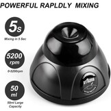 STIGMA Mini Vortex Mixer Wireless 5200rpm Lab Vortex Mixer Shaker met USB Ink Mixer voor vloeibare inkt Fles Nagellak Roerder voor Nagellak Roerder voor Pigmenten
