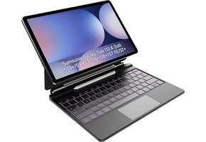 Toetsenbordhoes 12.4" voor Samsung Tab S10+/S9+/S9 FE+/S8+/S7 FE/S7+ met Trackpad & S-penhouder (34% korting)