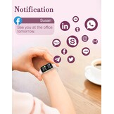 SHANG WING Smartwatch Dames 1,47 inch Fitness Tracker - Starlight Gold