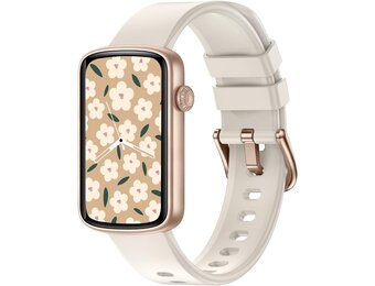 SHANG WING Smartwatch Dames 1,47 inch Fitness Tracker - Starlight Gold
