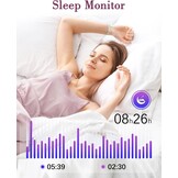 SHANG WING Smartwatch Dames 1,47 inch Fitness Tracker - Starlight Gold
