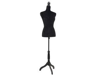 vidaXL Etalagepop torso vrouw zwart