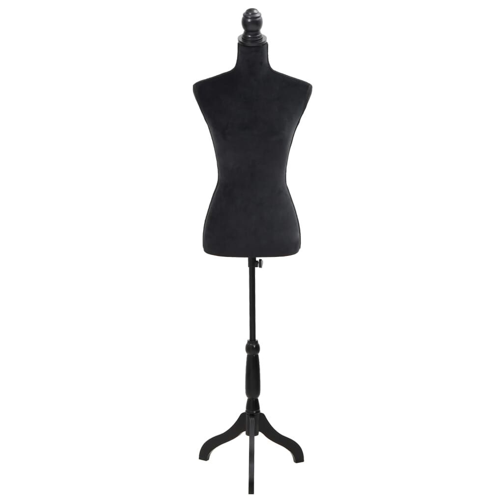 vidaXL Etalagepop torso vrouw zwart