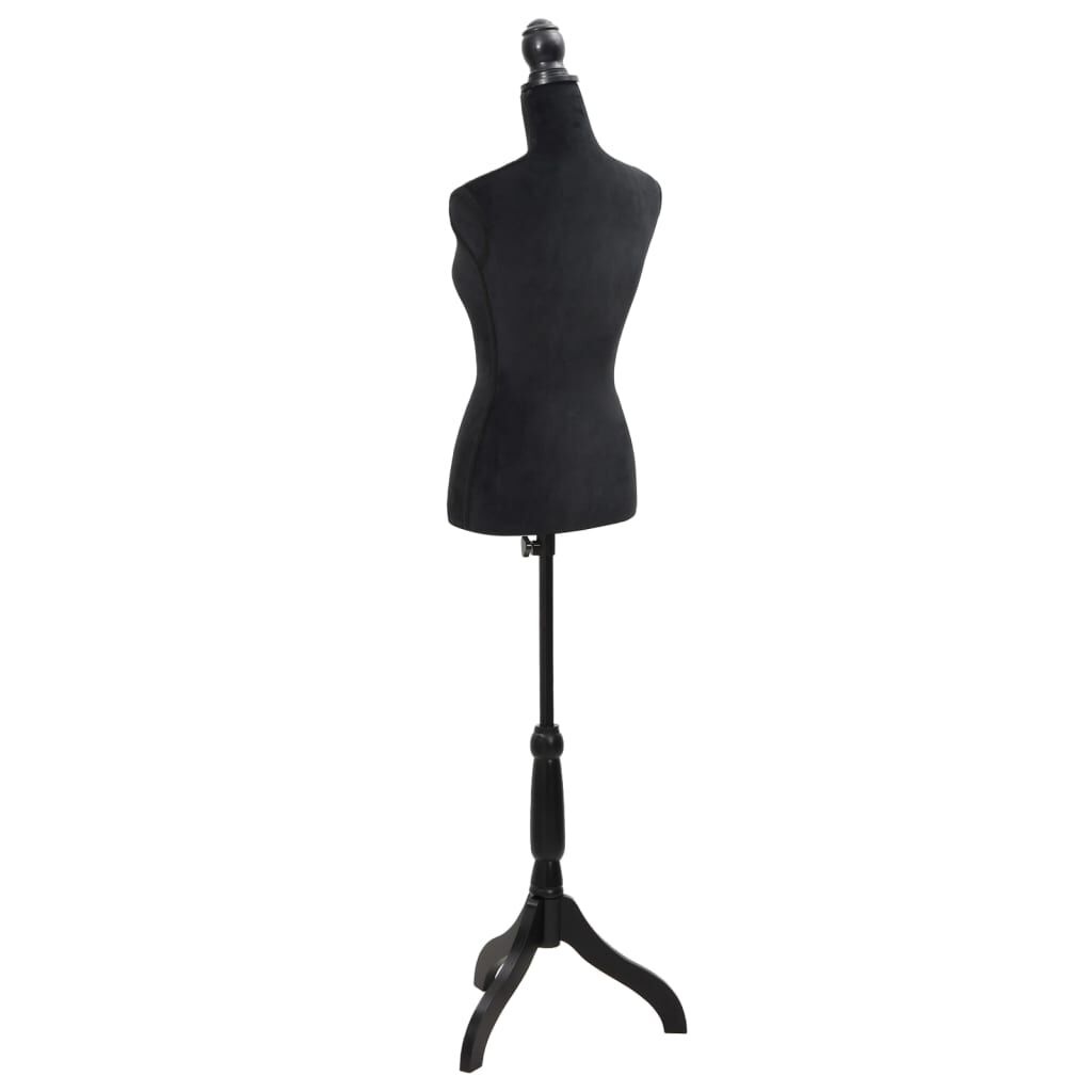 vidaXL Etalagepop torso vrouw zwart
