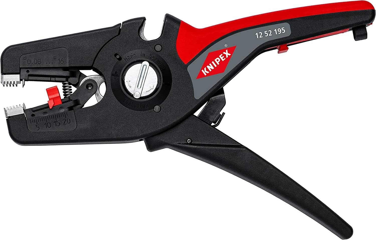 Knipex PreciStrip16 Automatische afstriptang 195 mm (zelfbedieningskaart/blister) 12 52 195 SB