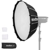 Godox S85T 85cm/33.5" Snelsluiting Scherm Softbox Paraplu Softbox Bowens Mount Diffuser Quick Release Compact met Tas en Zachte Doek voor Fotografie Speedlite Continous Light Monolight - Maat S85T/85cm