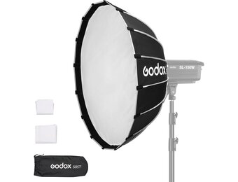Godox S85T 85cm/33.5" Snelsluiting Scherm Softbox Paraplu Softbox Bowens Mount Diffuser Quick Release Compact met Tas en Zachte Doek voor Fotografie Speedlite Continous Light Monolight - Maat S85T/85cm