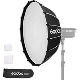 Godox S85T 85cm/33.5" Snelsluiting Scherm Softbox Paraplu Softbox Bowens Mount Diffuser Quick Release Compact met Tas en Zachte Doek voor Fotografie Speedlite Continous Light Monolight - Maat S85T/85cm