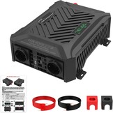 omvormer 12V naar 230V zuivere sinus 2000W/4000W Spanningsomvormer 12v 230v met 2 EU-stopcontacten, 1 Type-C poort, 2.1A USB-poort voor Vrachtwagens, Camping, Kamperen (48V/60V/72V-3000W)