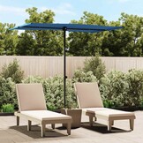 vidaXL Parasol met aluminium paal 2x1,5 m azuurblauw