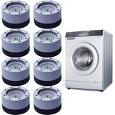 12 stuks wasmachine anti-vibratievoeten, trillingsdemper voor wasmachine, antislip voeten ter voorkoming van lawaai en wegglijden