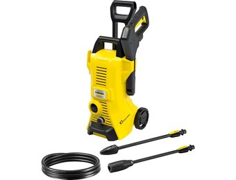Kärcher hogedrukreiniger K 3 Power Control: slimme app-ondersteuning - voor effectieve reiniging van alledaags vuil, geel