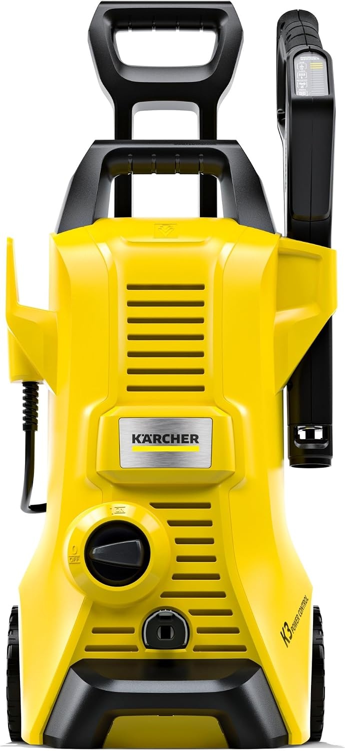 Kärcher hogedrukreiniger K 3 Power Control: slimme app-ondersteuning - voor effectieve reiniging van alledaags vuil, geel