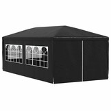 vidaXL Partytent 3x6 m antraciet