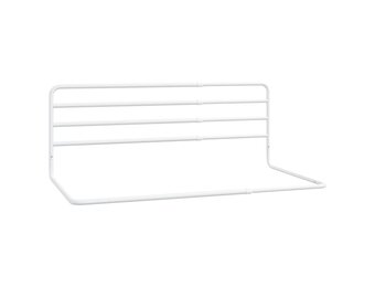 vidaXL Bedhekje peuter (76-137)x55 cm ijzer wit