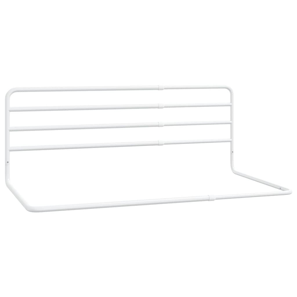 vidaXL Bedhekje peuter (76-137)x55 cm ijzer wit