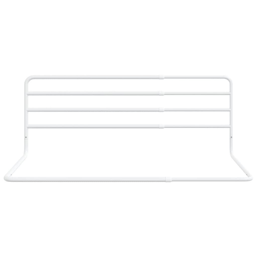vidaXL Bedhekje peuter (76-137)x55 cm ijzer wit