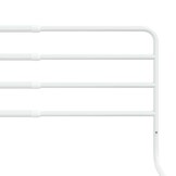 vidaXL Bedhekje peuter (76-137)x55 cm ijzer wit