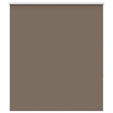 vidaXL Rolgordijn verduisterend koffie 130x130 cm stofbreedte 126,6 cm