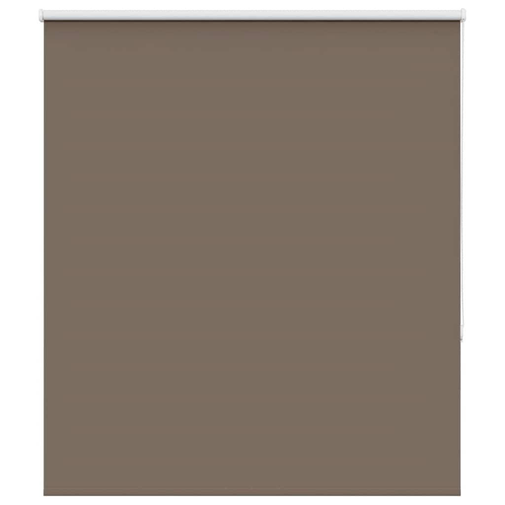vidaXL Rolgordijn verduisterend koffie 130x130 cm stofbreedte 126,6 cm