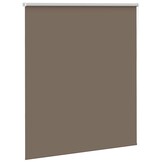 vidaXL Rolgordijn verduisterend koffie 130x130 cm stofbreedte 126,6 cm