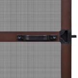 vidaXL Hordeur met scharnieren 100x215 cm bruin
