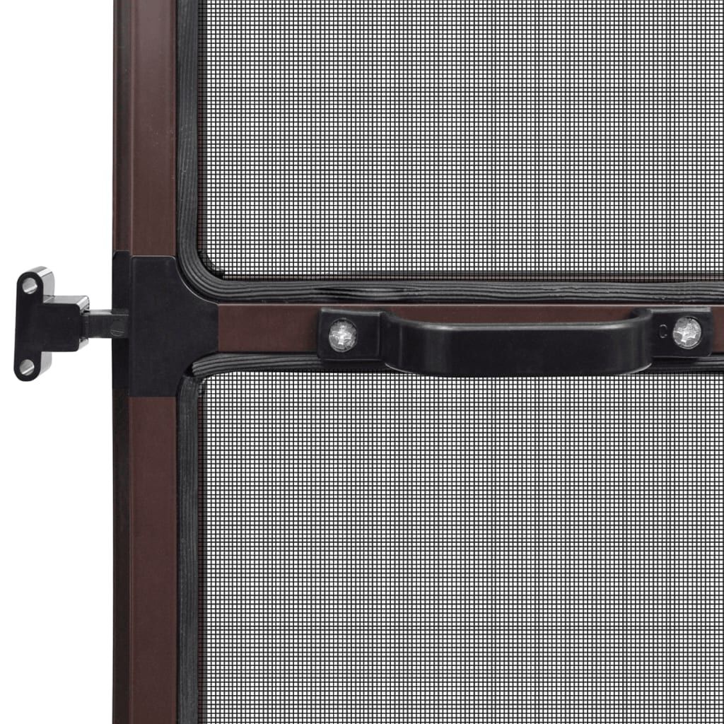 vidaXL Hordeur met scharnieren 100x215 cm bruin