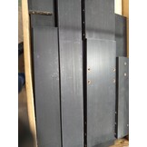 vidaXL Slaapbank uitschuifbaar 80x200 cm massief grenenhout zwart