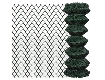 vidaXL Gaashek 1x25 m staal groen