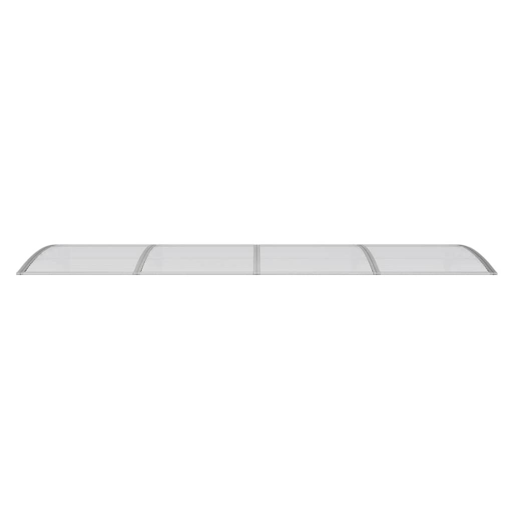 vidaXL Deurluifel 350x100 cm polycarbonaat grijs