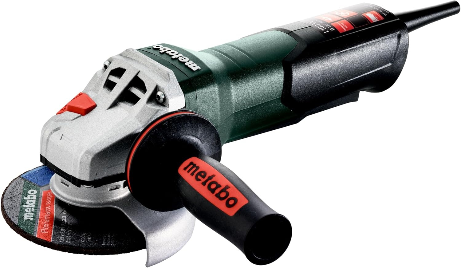 Metabo WP 11-125 Quick Haakse Slijper - 1100 Watt - 125 mm - Zwart