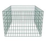 vidaXL Compostbak vierkant 100x100x70 cm mesh