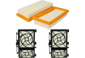 4x Stofzuigerfilter Set (HEPA-13 & Motor) voor Kärcher DS6 - 47% Korting!