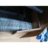 vidaXL Tuinkast 105x55x113 cm poly rattan grijs